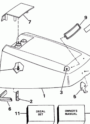 ENGINE COVER - JOHNSON