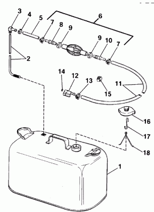 FUEL TANK WITHOUT GAUGE