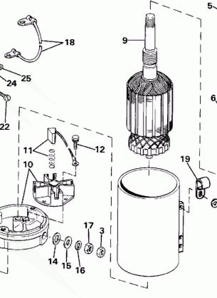 ELECTRIC STARTER & SOLENOID AMERICAN BOSCH 20702-21-MO30SM