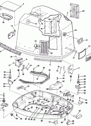 ENGINE COVER - EVINRUDE