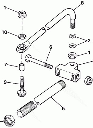 DUAL CABLE STEERING CONNECTOR KIT-PARALLEL ENTRY