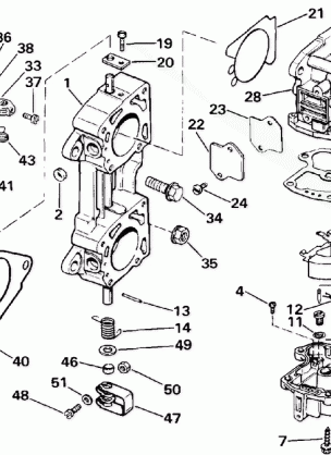 CARBURETOR AND LINKAGE