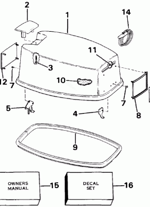 ENGINE COVER - JOHNSON