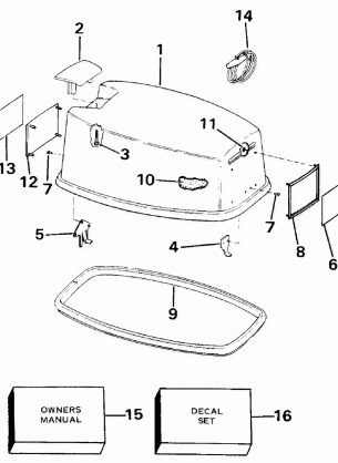 ENGINE COVER - JOHNSON