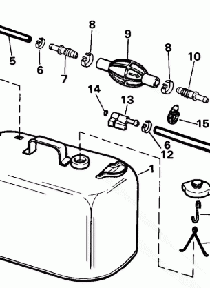 FUEL TANK WITHOUT GAUGE