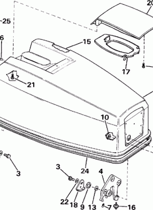 ENGINE COVER - EVINRUDE