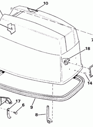 ENGINE COVER - JOHNSON