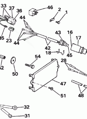 POWER TRIM / TILT ELECTRICAL - 110TLCDF MODELS ONLY