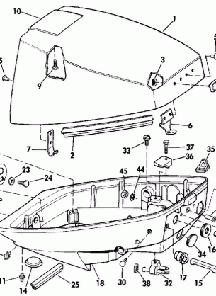 ENGINE COVER - EVINRUDE