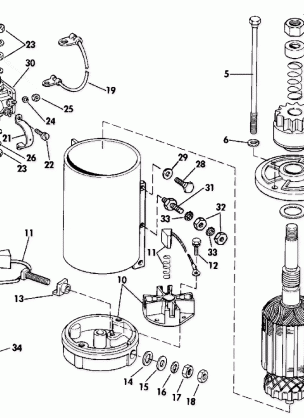 ELECTRIC STARTER & SOLENOID AMERICAN BOSCH 08142-23-MO30SM