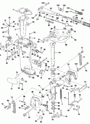 MIDSECTION - ROPE START AND TILLER ELECTRIC