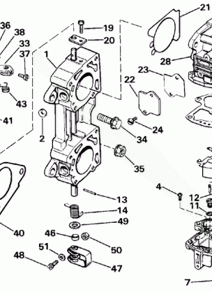 CARBURETOR AND LINKAGE