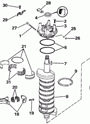 CRANKSHAFT & PISTON