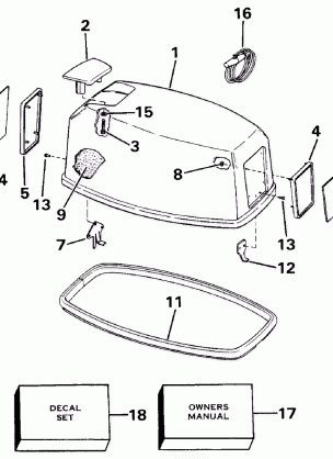 ENGINE COVER - EVINRUDE