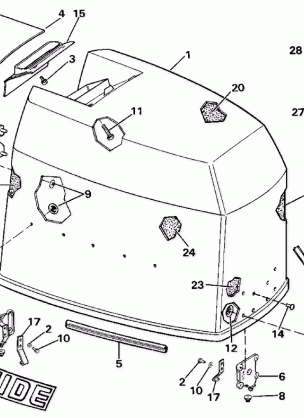 ENGINE COVER - EVINRUDE