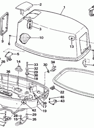 ENGINE COVER - EVINRUDE