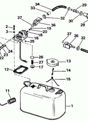 FUEL TANK WITH GAUGE