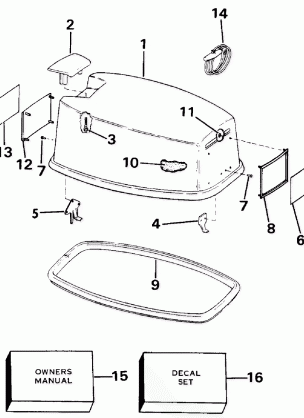 ENGINE COVER - JOHNSON