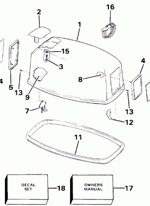 ENGINE COVER - EVINRUDE