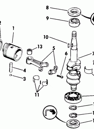 CRANKSHAFT & PISTON