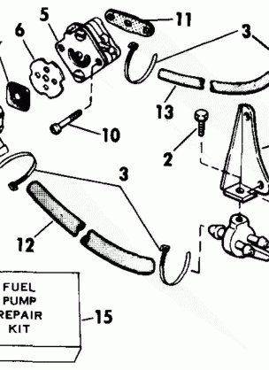 FUEL PUMP - BRH MODELS ONLY