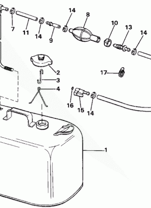 FUEL TANK WITHOUT GAUGE