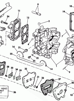 CYLINDER CRANKCASE & INTAKE MANIFOLD