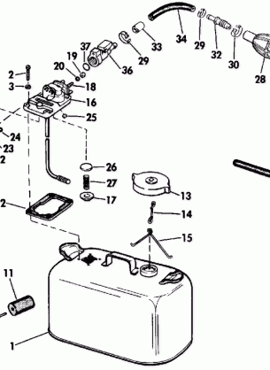 FUEL TANK WITH GAUGE