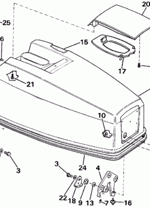 ENGINE COVER - EVINRUDE