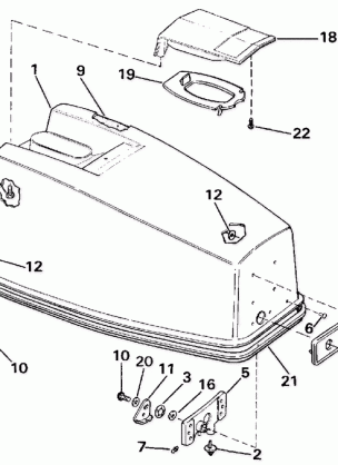 ENGINE COVER - JOHNSON