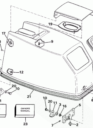 ENGINE COVER - JOHNSON