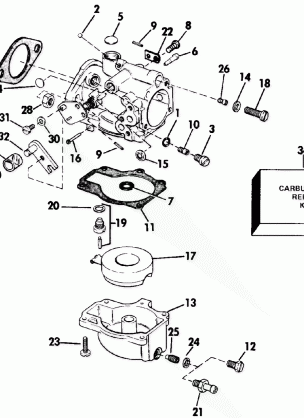 CARBURETOR - ALL 55 MODELS