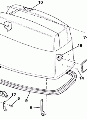 ENGINE COVER - JOHNSON