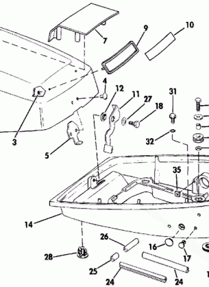 ENGINE COVER - JOHNSON