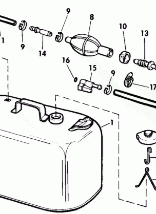 FUEL TANK WITHOUT GAUGE