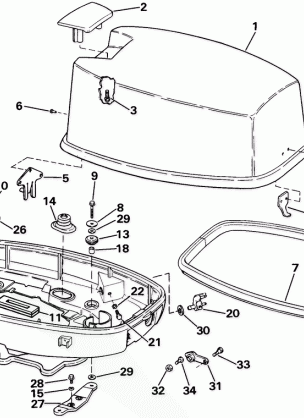 ENGINE COVER - EVINRUDE