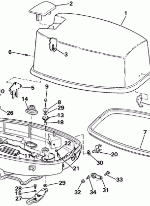 ENGINE COVER - JOHNSON