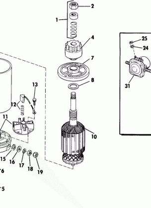 ELECTRIC STARTER & SOLENOID AMERICAN BOSCH tahos_255625-MO30SM