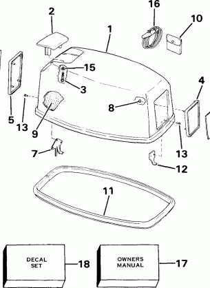 ENGINE COVER - EVINRUDE