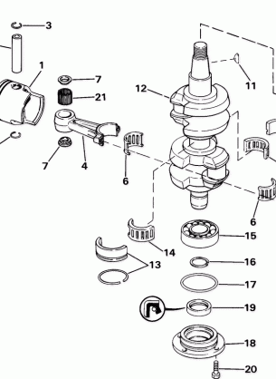 CRANKSHAFT & PISTON