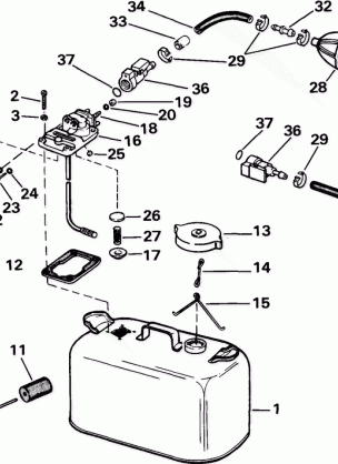 FUEL TANK WITH GAUGE