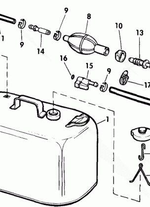 FUEL TANK WITHOUT GAUGE