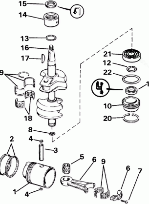 CRANKSHAFT & PISTON