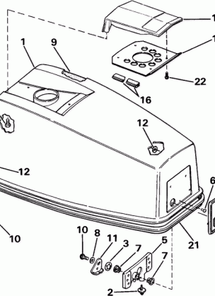 ENGINE COVER - JOHNSON