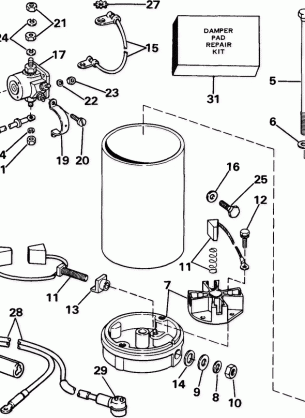 ELECTRIC STARTER AMERICAN BOSCH 17996-29-MO30SM