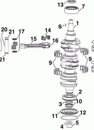 CRANKSHAFT & PISTONS