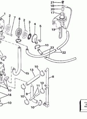 FUEL PUMP AND FILTER - 2.6