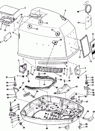 ENGINE COVER - EVINRUDE