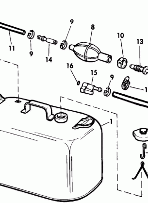 FUEL TANK WITHOUT GAUGE