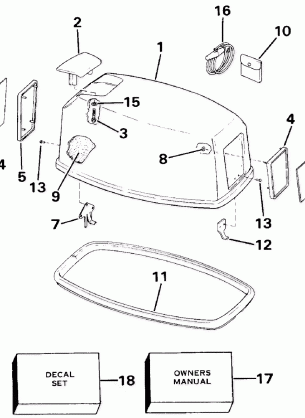 ENGINE COVER - EVINRUDE